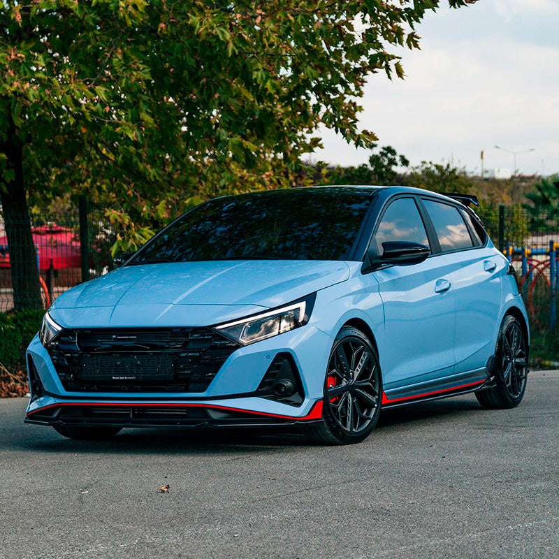 Oneway Frontspoiler passend für Hyundai I20 N MK3 2020- - Schwarz glänzend
