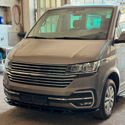 Oneway Frontspoiler passend für Volkswagen Transporter T6.1 2020-2022 - Version 5 - Schwarz glänzend