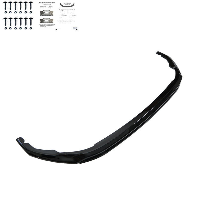 Oneway Frontspoiler passend für Volkswagen Transporter T7 2024- - Schwarz glänzend