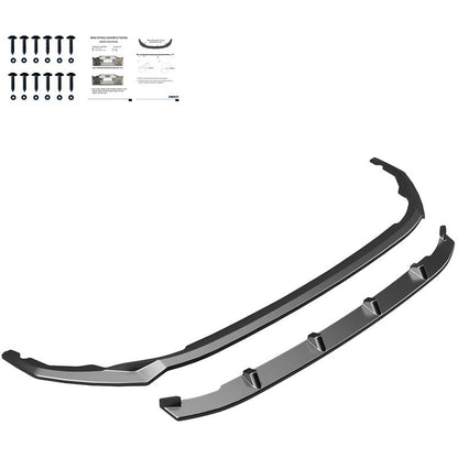 Oneway Frontspoiler passend für Volkswagen Transporter T7 2024- - Schwarz glänzend - Version 2