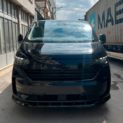 Oneway Frontspoiler passend für Volkswagen Transporter T7 2024- - Schwarz glänzend - Version 5