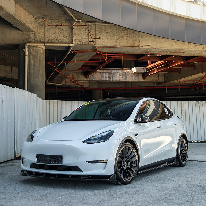 Oneway Frontspoiler passend für Tesla Model Y 2019-2025 - Schwarz glänzend