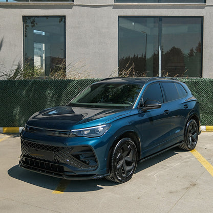Oneway Frontspoiler passend für Volkswagen Tiguan III (CT1) R-Line 2024- - Schwarz glänzend