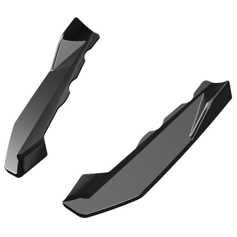 Oneway Heckschürzenansätze (Seitenteile) passend für BMW X1 F48 M-Pack 2015-2019 - Schwarz glänzend