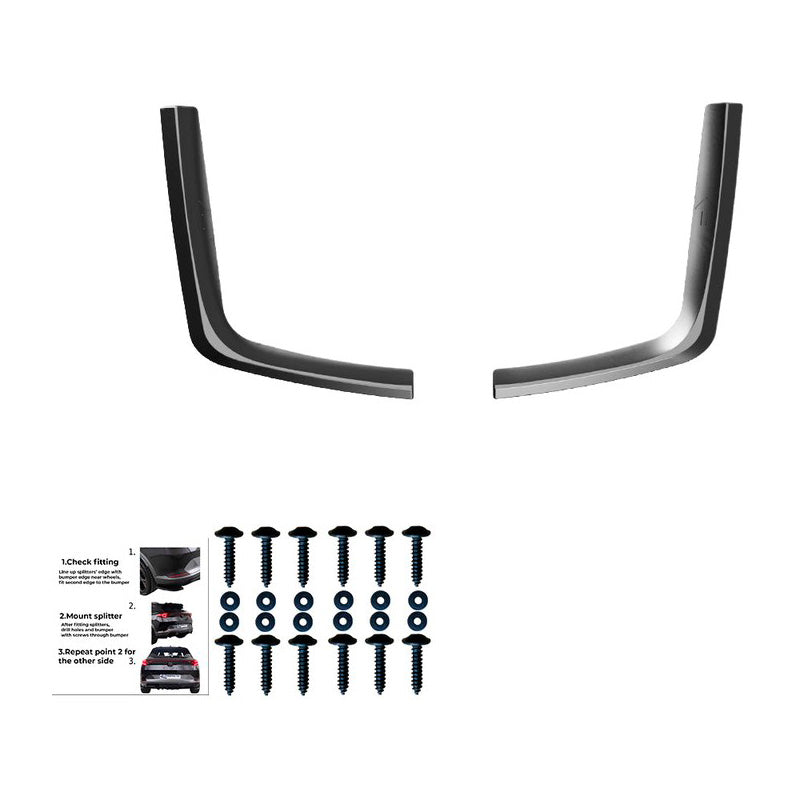 Oneway Heckschürzenansätze (Seitenteile) passend für Volkswagen Transporter T7 2024- & Ford Transit Custom (V710) 2023- - ...