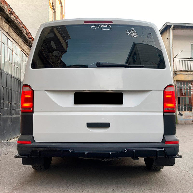 Oneway Heckdiffusor passend für Volkswagen Transporter T6/T6.1 2015-2022 - Schwarz glänzend