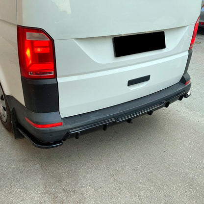 Oneway Heckdiffusor passend für Volkswagen Transporter T6/T6.1 2015-2022 - Schwarz glänzend