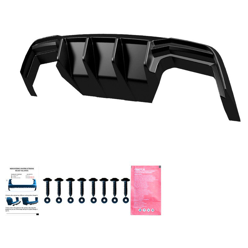 Oneway Heckdiffusor passend für Cupra Formentor 2020-2024 exkl. VZ5 - Version 2 - Schwarz glänzend