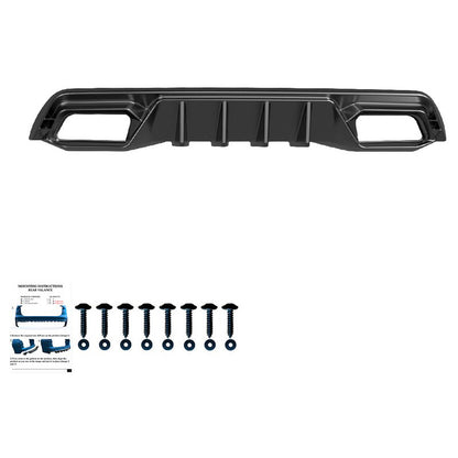 Oneway Heckdiffusor passend für Cupra Leon HB MK1 2020- - Schwarz glänzend