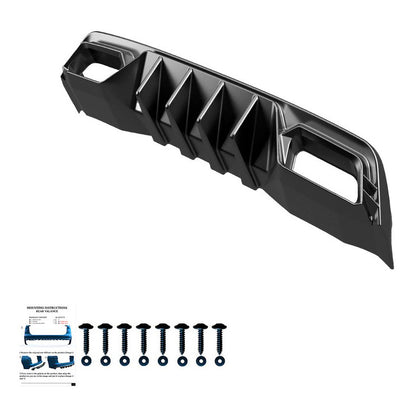 Oneway Heckdiffusor passend für Cupra Leon HB MK1 2020- - Schwarz glänzend