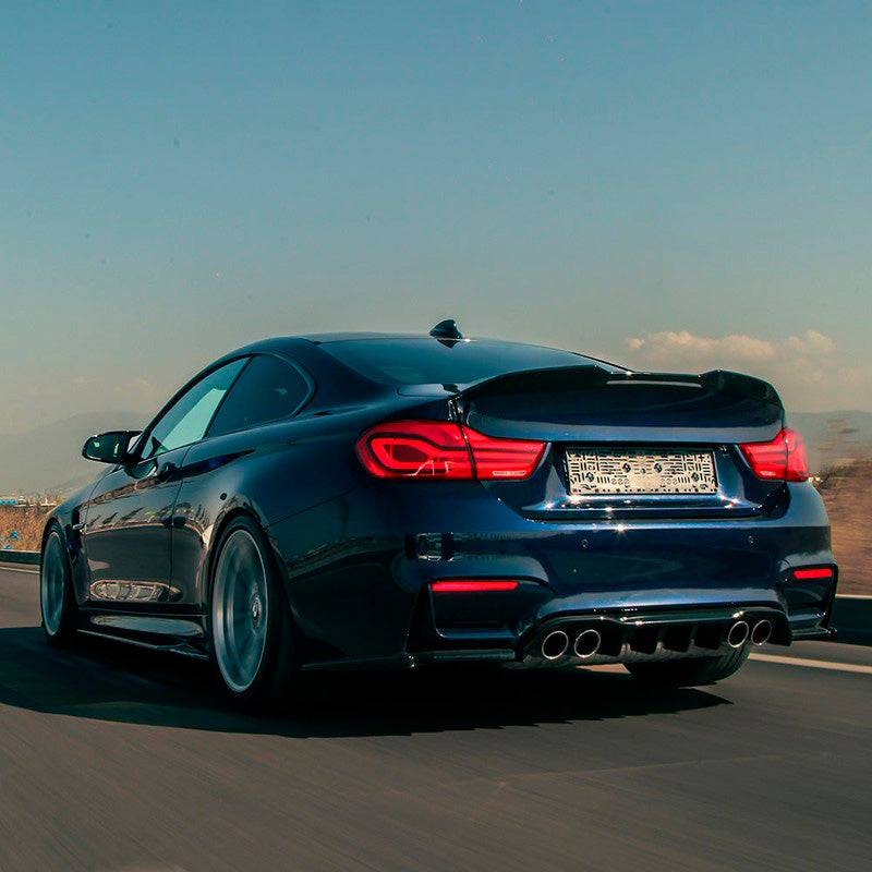 Oneway Heckdiffusor passend für BMW M4 F82 2014-2021 - Schwarz glänzend