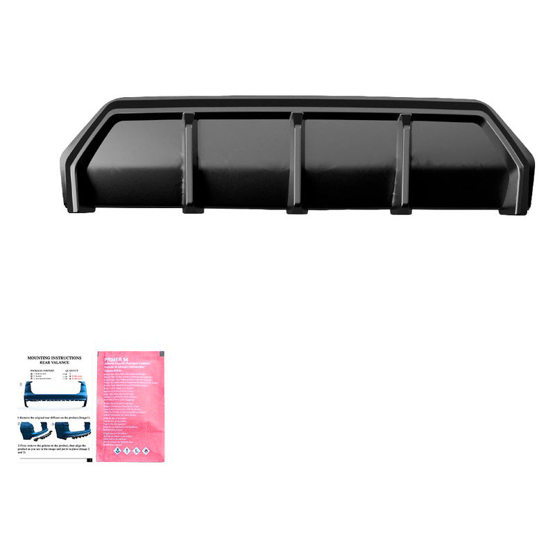 Oneway Heckdiffusor passend für BMW 3er G20/G21 M-Pack Facelift 2022- - Schwarz glänzend