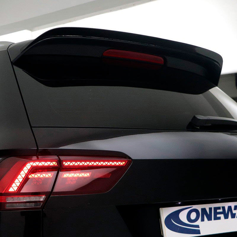 Oneway Dachspoiler (Cap) passend für Volkswagen Tiguan II R-Line 2016-2020 - Schwarz glänzend