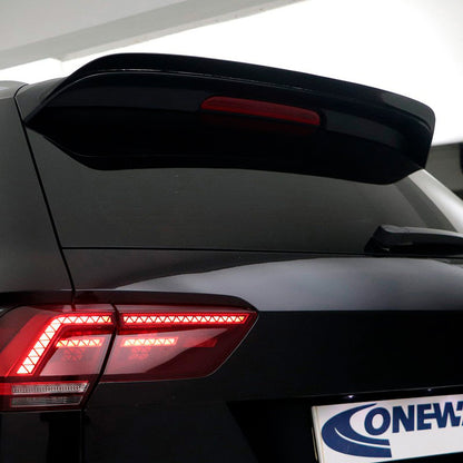 Oneway Dachspoiler (Cap) passend für Volkswagen Tiguan II R-Line 2016-2020 - Schwarz glänzend