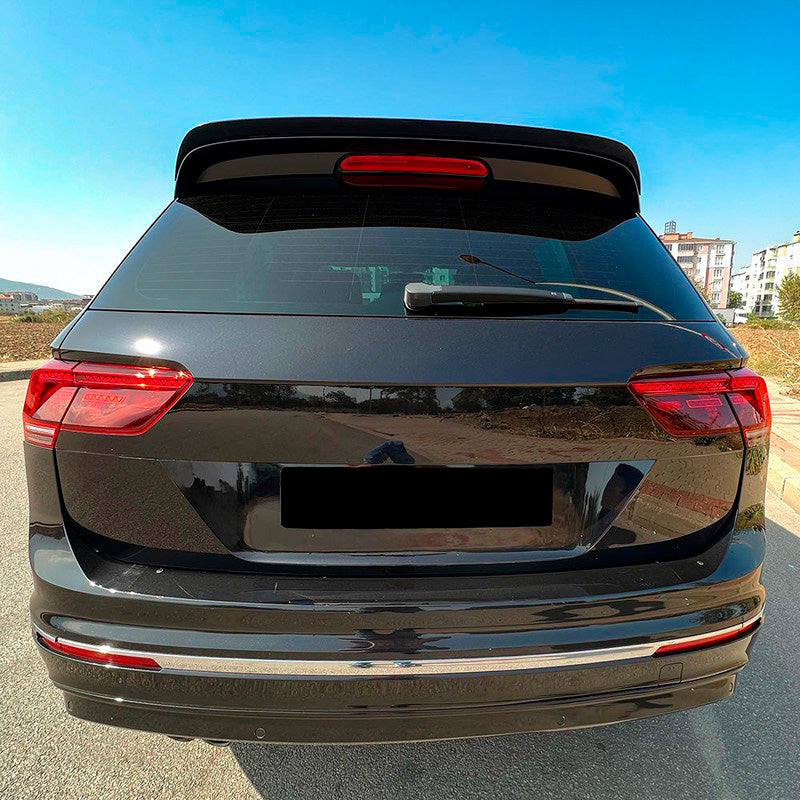 Oneway Dachspoiler (Cap) passend für Volkswagen Tiguan II R-Line 2016-2020 - Schwarz glänzend