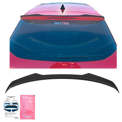 Oneway Dachspoiler (Cap) passend für Seat Ibiza (6F) 2017- inkl. FR - Schwarz glänzend