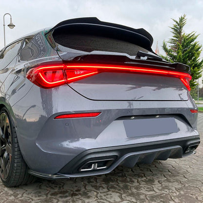 Oneway Heckflügel passend für Cupra Leon HB 2020-2024 - Schwarz glänzend