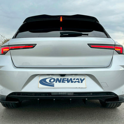 Oneway Dachspoiler (Cap) passend für Opel Astra L HB 5-türer 2021- - Schwarz glänzend