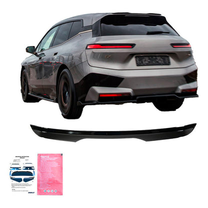 Oneway Dachspoiler (Cap) passend für BMW iX M-Pack i20 2021- - Schwarz glänzend