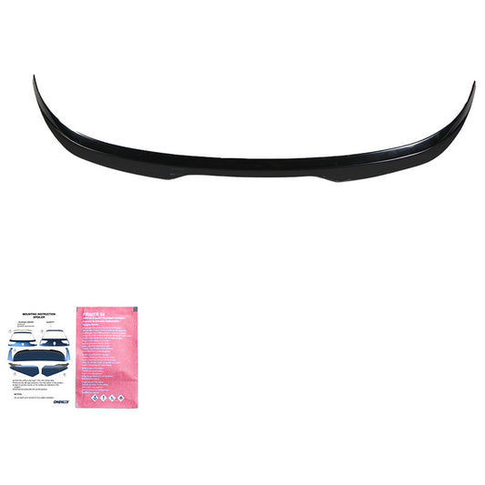 Oneway Dachspoiler (Cap) passend für BMW X1 F48 M-Pack 2015-2019 - Schwarz glänzend