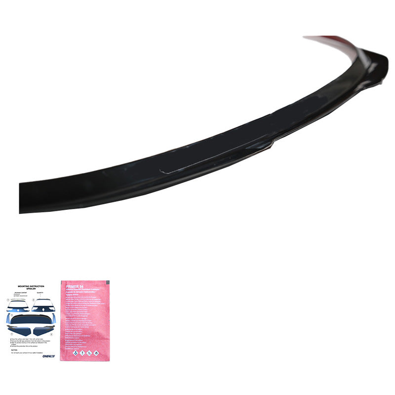 Oneway Dachspoiler (Cap) passend für BMW X1 F48 M-Pack 2015-2019 - Schwarz glänzend