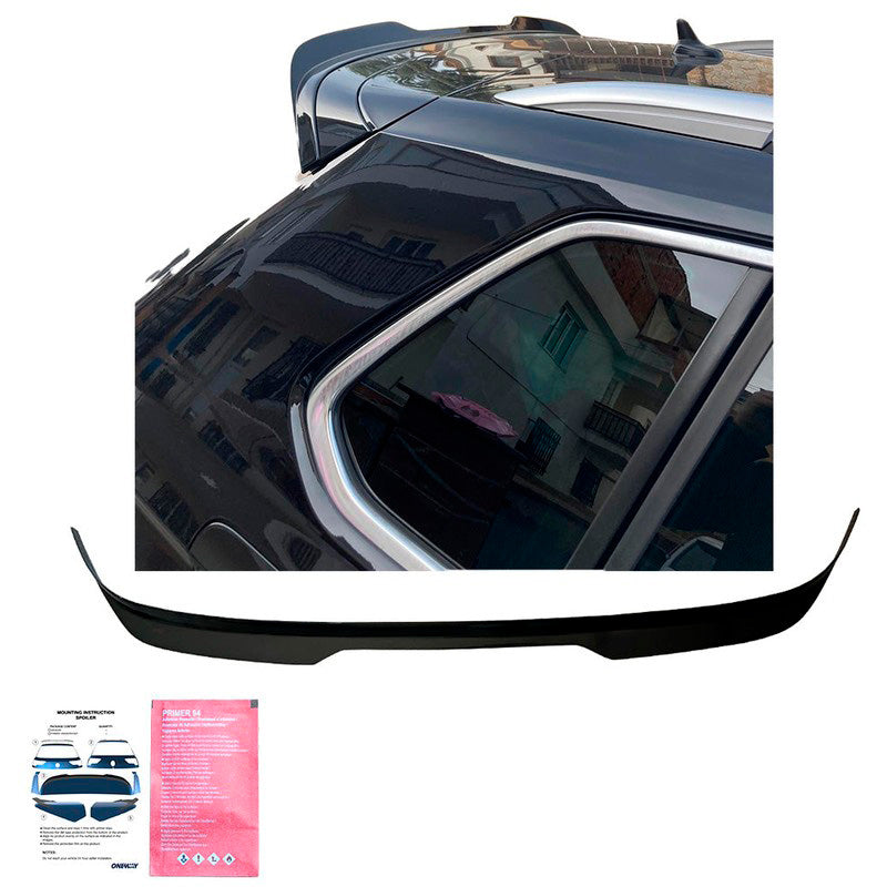 Oneway Dachspoiler (Cap) passend für Volkswagen Tiguan II R-Line 2016-2020 - Version 2 - Schwarz glänzend