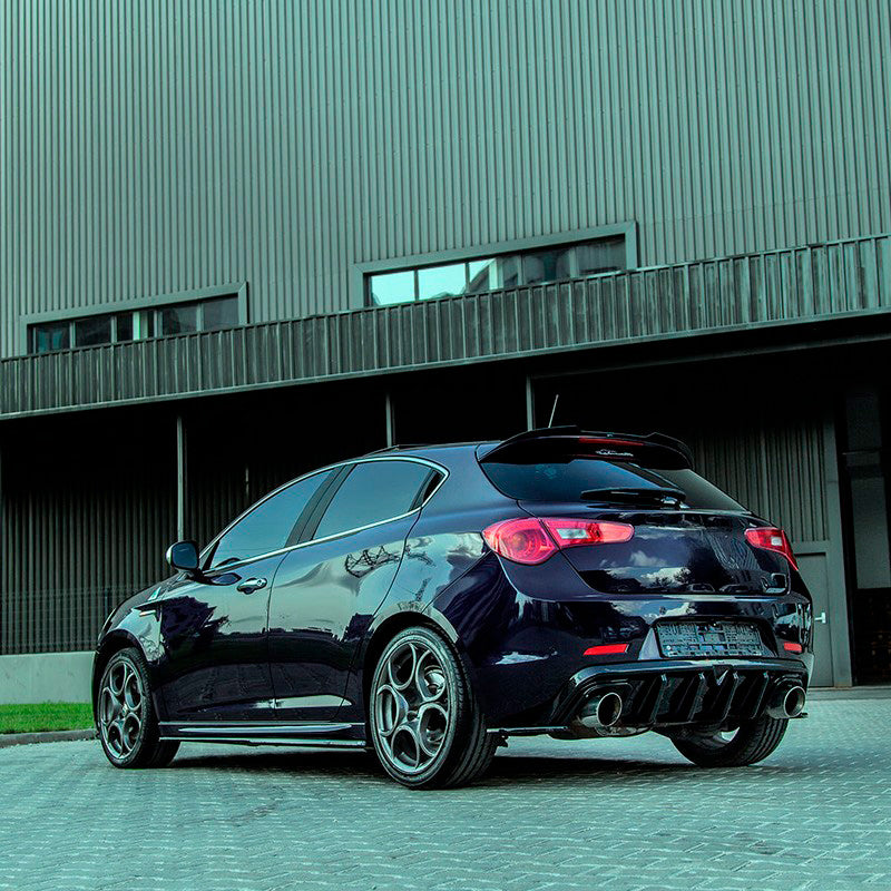 Oneway Dachspoiler (Cap) passend für Alfa Romeo Giulietta 2010-2020 - Schwarz glänzend