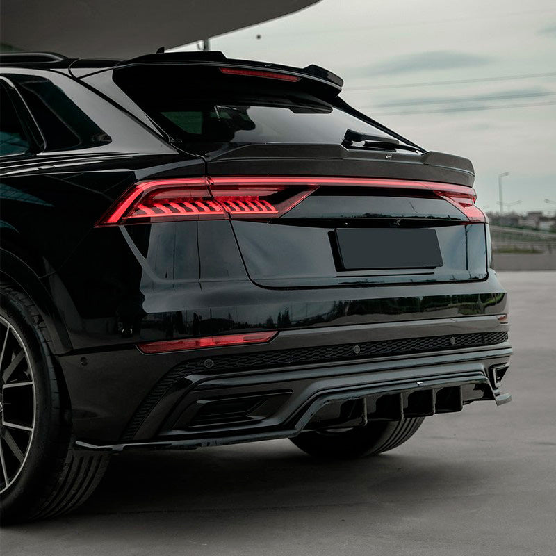 Oneway Dachspoiler (Cap) passend für Audi Q8 S-Line & SQ8 2018- - Schwarz glänzend