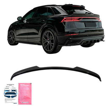 Oneway Dachspoiler (Cap) passend für Audi Q8 S-Line & SQ8 2018- - Schwarz glänzend