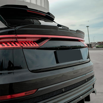 Oneway Heckflügel passend für Audi Q8 S-Line & SQ8 & RSQ8 2018- - Schwarz glänzend
