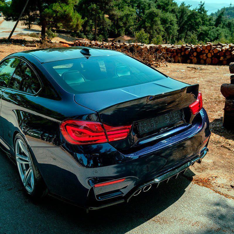 Oneway Heckflügel passend für BMW M4 F82 2014-2021 - Schwarz glänzend