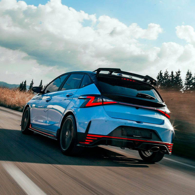 Oneway Dachspoiler (Cap) passend für Hyundai I20 N MK3 2020- - Schwarz glänzend