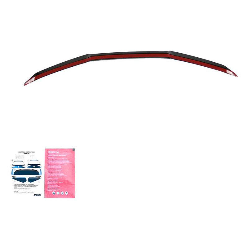 Oneway Dachspoiler (Cap) passend für Hyundai I20 N MK3 2020- - Schwarz glänzend