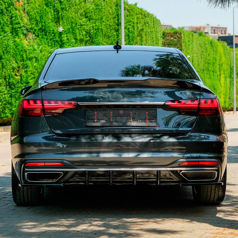 Oneway Heckflügel passend für Audi A4 (B9) Limousine Facelift 2019-2024 - Schwarz glänzend