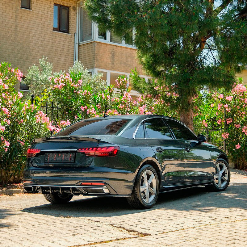 Oneway Heckflügel passend für Audi A4 (B9) Limousine Facelift 2019-2024 - Schwarz glänzend