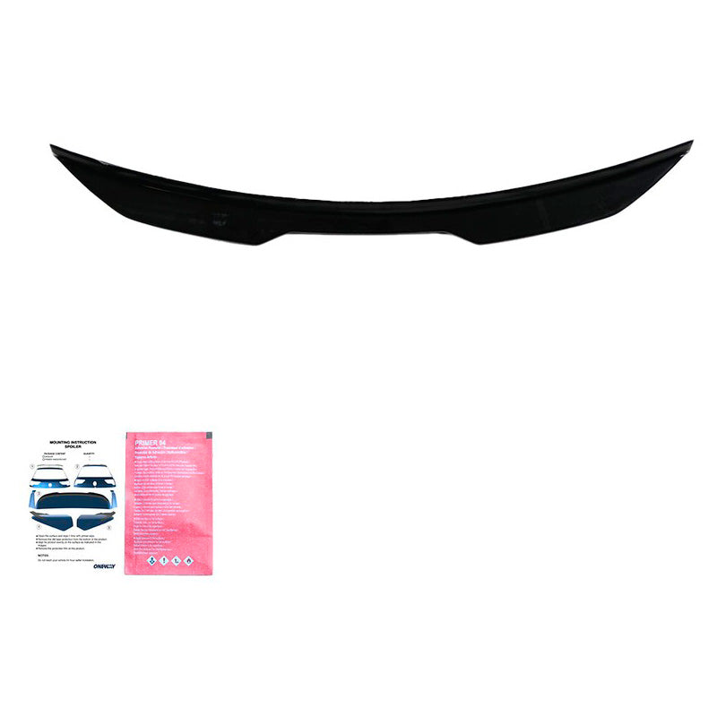 Oneway Heckflügel passend für BMW M4/4er G22/G23 Coupe/Cabrio M-Pack/M440i 2020- - Schwarz glänzend