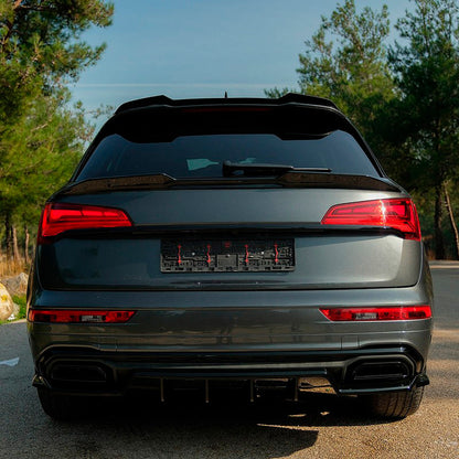 Oneway Heckflügel passend für Audi Q5 (FY) S-Line Facelift 2020-2024 exkl. Sportback - Schwarz glänzend