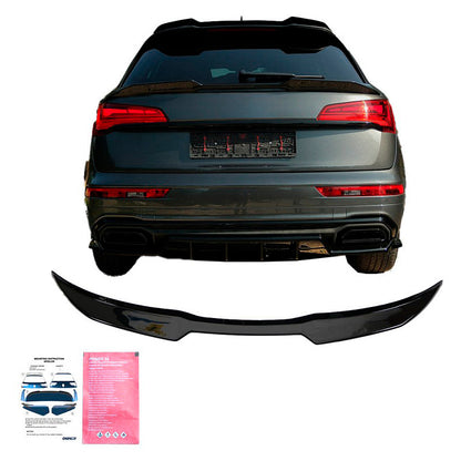Oneway Heckflügel passend für Audi Q5 (FY) S-Line Facelift 2020-2024 exkl. Sportback - Schwarz glänzend