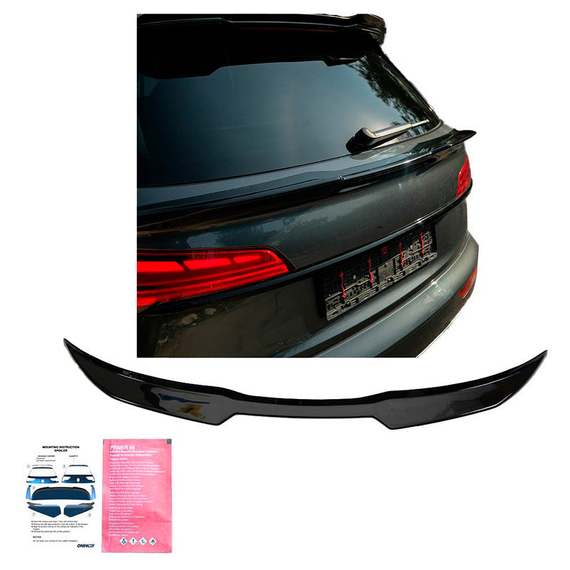 Oneway Heckflügel passend für Audi Q5 (FY) S-Line Facelift 2020-2024 exkl. Sportback - Schwarz glänzend