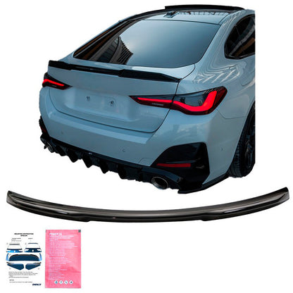 Oneway Heckflügel passend für BMW i4 G26 M-Pack 2021- & 4er G26 M-Pack/M440i 2021- - Schwarz glänzend