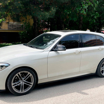Oneway Satz Seitenschweller passend für BMW 1er F20/F21 M-Power 2011-2019 - Version 2 - Schwarz glänzend