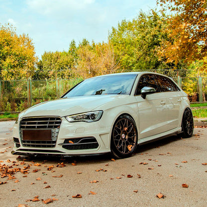 Oneway Satz Seitenschweller passend für Audi S3 8V/8V Facelift Sportback 2013-2020 - Schwarz glänzend