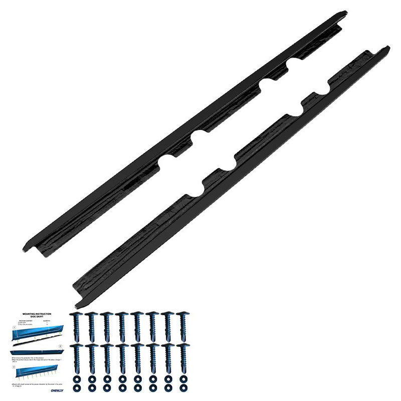 Oneway Satz Seitenschweller passend für Seat Leon IV HB/ST FR & Cupra Leon HB/ST 2020- - Schwarz glänzend