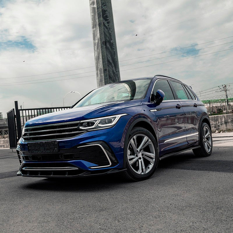 Oneway Satz Seitenschweller passend für Volkswagen Tiguan II R/R-Line Facelift 2020-2024 - Schwarz glänzend