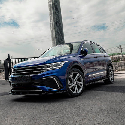 Oneway Satz Seitenschweller passend für Volkswagen Tiguan II R/R-Line Facelift 2020-2024 - Schwarz glänzend