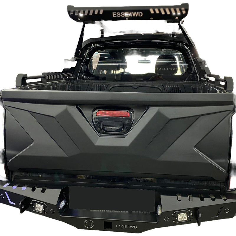 Oneway Heckklappenschutz passend für Mitsubishi L200 Triton 4 2010-2014 - Mattschwarz