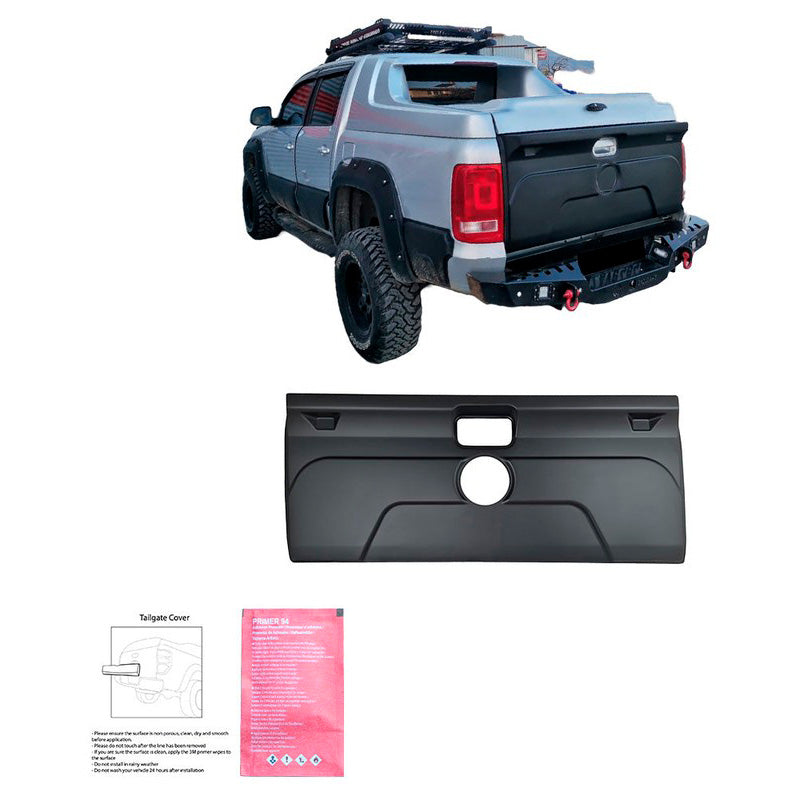 Oneway Heckklappenschutz passend für Volkswagen Amarok MK1 2010-2022 - Mattschwarz