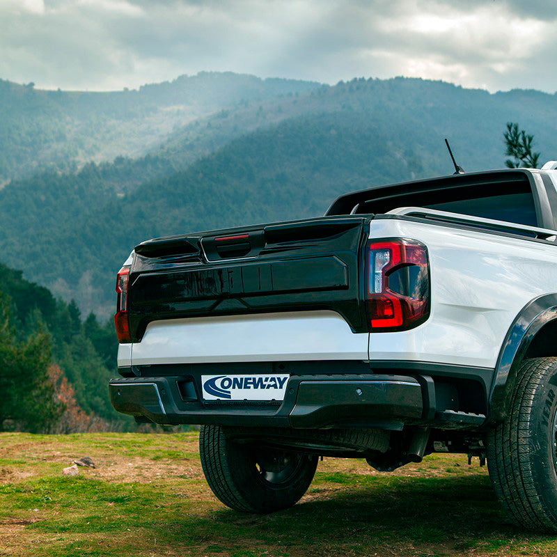 Oneway Heckklappenschutz passend für Ford Ranger T9 2022- - Schwarz glänzend