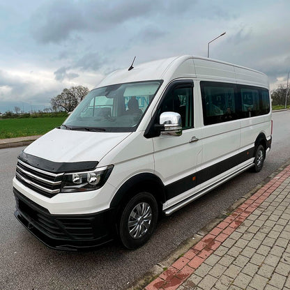 Oneway Satz Radlaufleisten passend für Volkswagen Crafter MK2 & MAN TGE MK1 PreFacelift 2016- - Mattschwarz