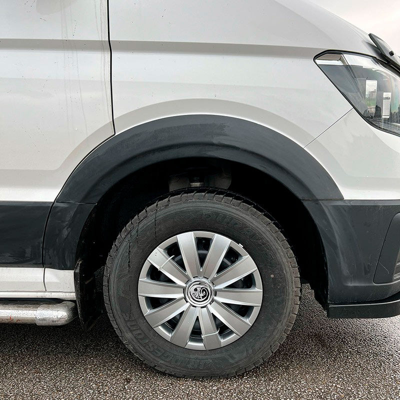 Oneway Satz Radlaufleisten passend für Volkswagen Crafter MK2 & MAN TGE MK1 PreFacelift 2016- - Mattschwarz